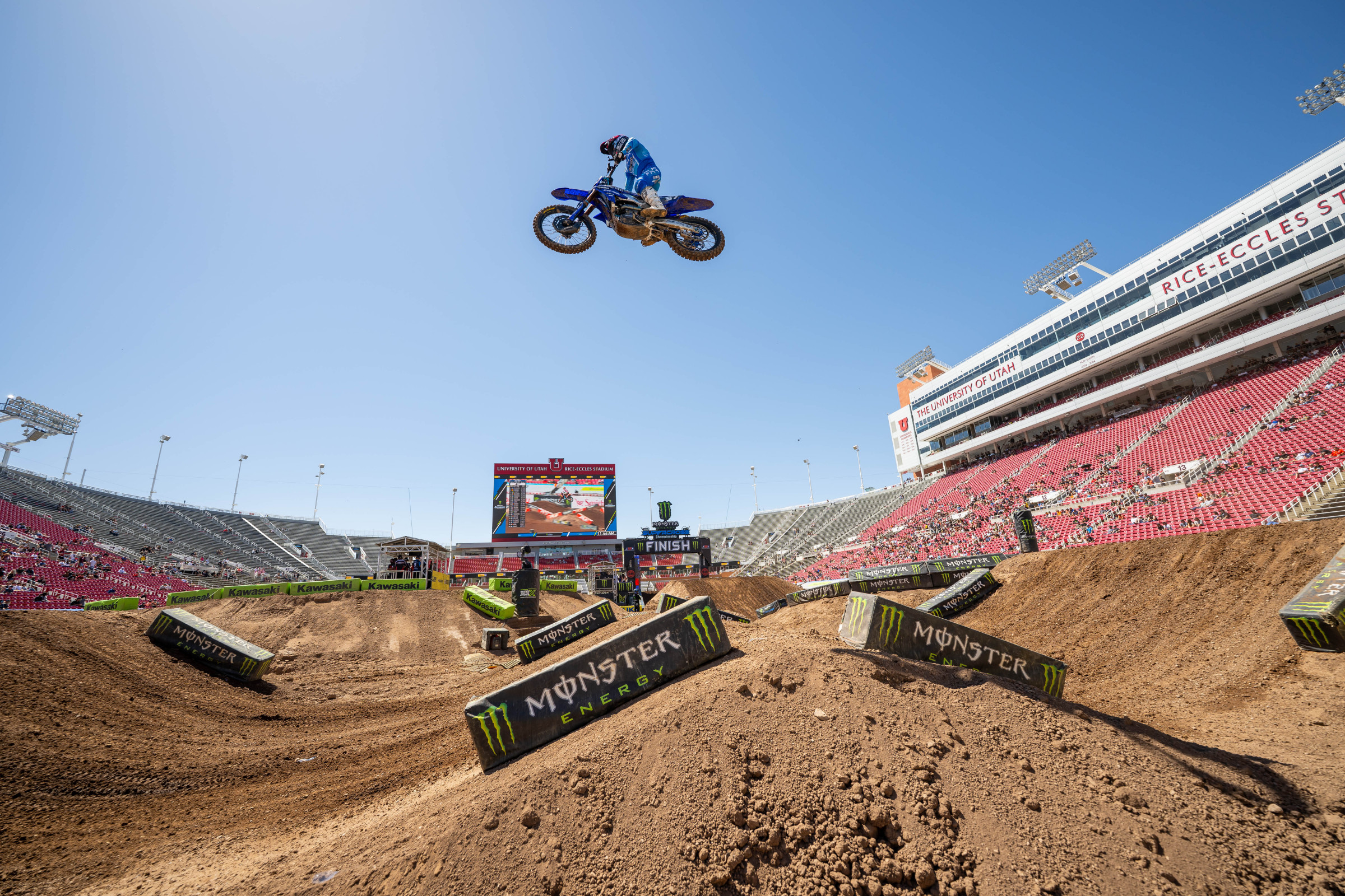 The sun made its presence known to the dirt all day in Salt Lake City.